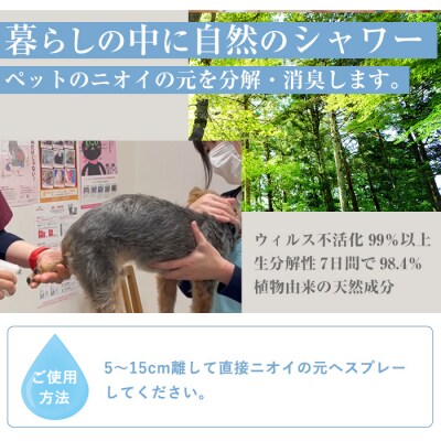 ナノコロナチュレ ペットスプレー&詰替用セット(詰替え2回分)