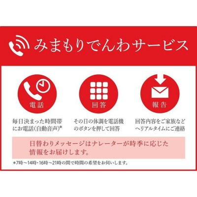 郵便局のみまもりサービス「みまもりでんわサービス」(携帯電話)(12か月)