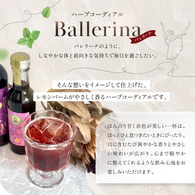角田市 Sourian ハーブコーディアル Ballerina～バレリーナ～300ml×1本