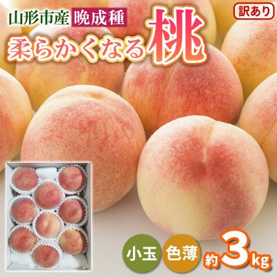 柔らかくなる桃 晩成種 約3kg  訳あり FY25-297