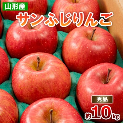 山形のサンふじりんご 約10kg 秀品(20～50玉)【令和8年産】FS25-790