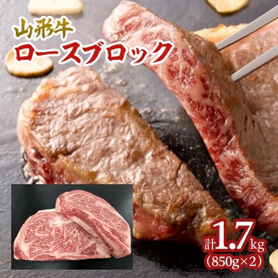 山形牛 エアーズロック 計1.7kg(ロースブロック) FZ21-539 