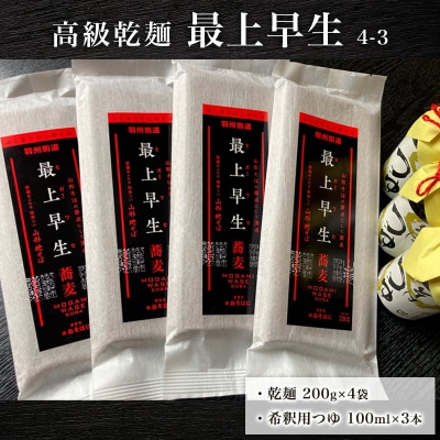 【高級乾麺】 最上早生 4-3 FZ21-081 