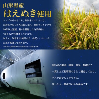 【山形産米100%使用】はえぬき甘酒500g×2 FY25-396