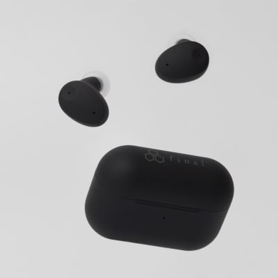 ANC完全ワイヤレスイヤホン final ZE300 BLACK/ ZE3000の小型モデル 