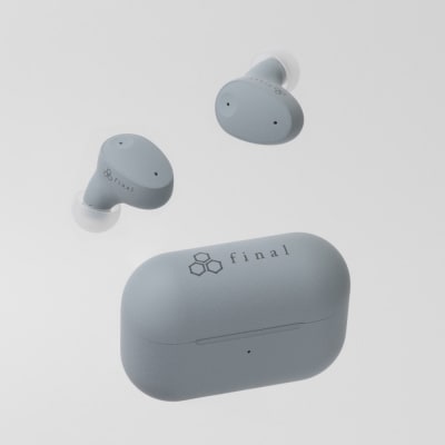 ANC完全ワイヤレスイヤホン final ZE300 SKY GRAY/ ZE3000の小型モデル