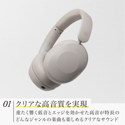 ANCワイヤレスヘッドホン final UX1000 GREIGE ハイコスパモデル