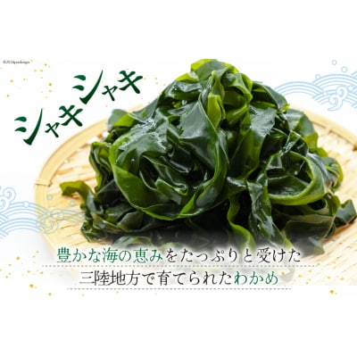 わかめ 三陸産 塩蔵わかめ 300g×3 [かみたいら 宮城県 気仙沼市 20564825]
