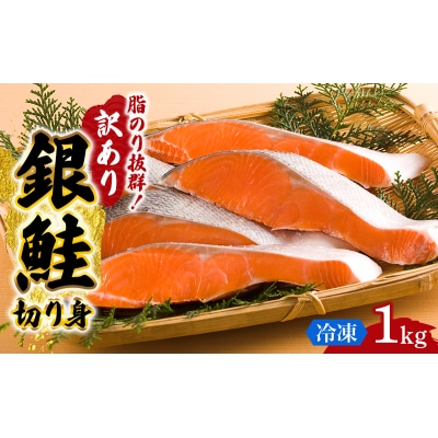 訳あり 銀鮭 切り身 1kg セット[No.5704-0883]