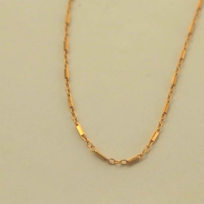 【LENERAオリジナルネックレス】plano necklace / 14kgf(40cm)