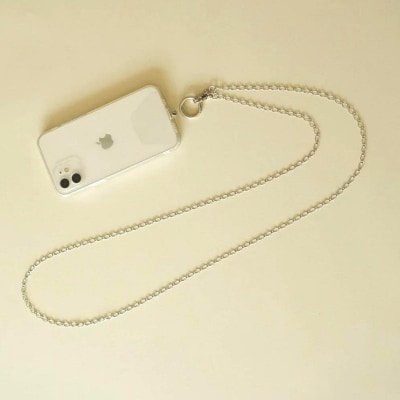 【LENERAスマートフォンショルダー】smartphoneshoulder perchsilver