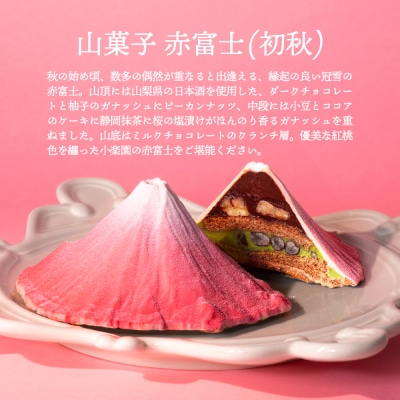 山菓子　富士山　赤富士(初秋) 【196002】