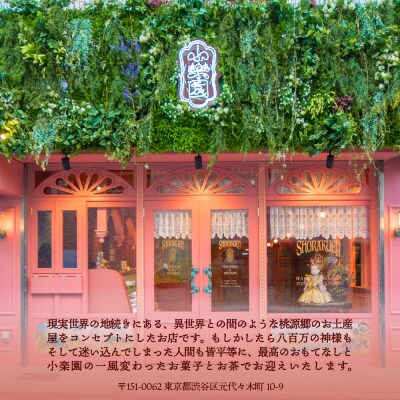 小楽園オリジナル巾着セット 【山菓子 青富士(春)/YAMAGASHI 巾着バッグ】【196019】