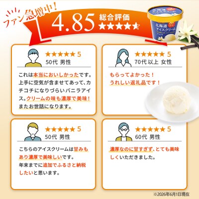 【Secoma】北海道アイスクリーム(バニラ12個セット)