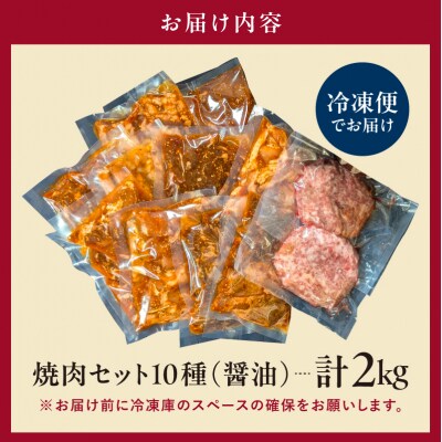 焼肉セット10種(醤油)【195010】