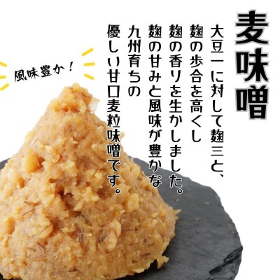 【スピード発送】 味噌セット 昭和の町 (合わせ味噌2kg・麦味噌2kg) 味噌 みそ 調味料