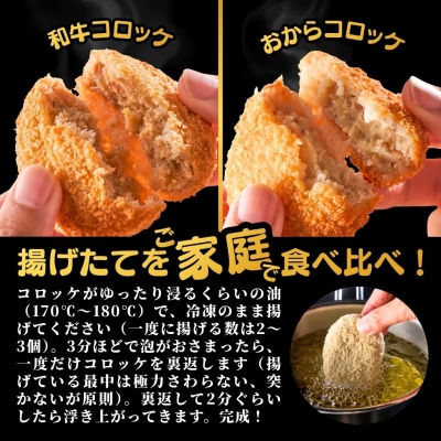 【スピード発送】 昔なつかしコロッケ 10個入(おからコロッケ、和牛コロッケ各5個) 揚げ物 惣菜