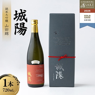 日本酒「城陽」純米大吟醸40(山田錦)720ml 【京都府城陽市】贈答用にもおすすめ