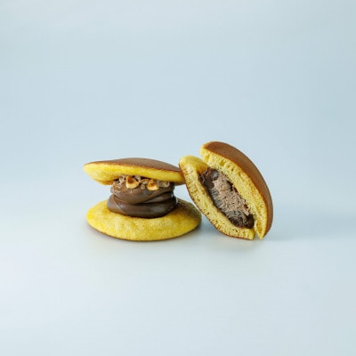 京都城陽のイタリアンチョコクリームとナッツの生どら焼き(6個)