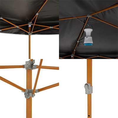 ソーラーブロック Qセットタープ270　キャンプやアウトドア、BBQで熱中症対策!71661031