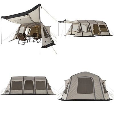 グランベーシック エアマジック リビングハウス キャンプアウトドアにはエアテント!71805532