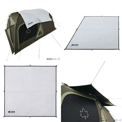 ソーラーブロック トップシート300 キャンプやアウトドアで人気のサンシェード!　71805560