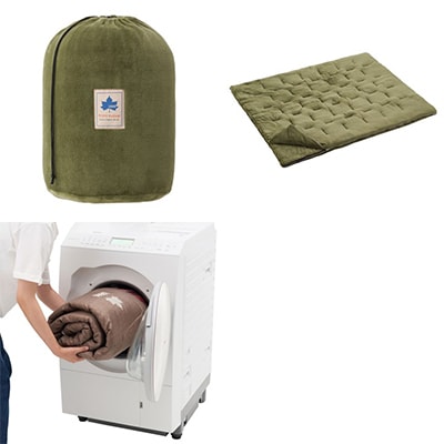 丸洗いやわらか あったかシュラフ・-2　アウトドアやキャンプ、防災でも大活躍の寝袋!72683060