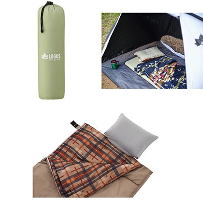 セルフインフレート まくら アウトドアやキャンプだけでなく、登山やピクニックにも!　72884223