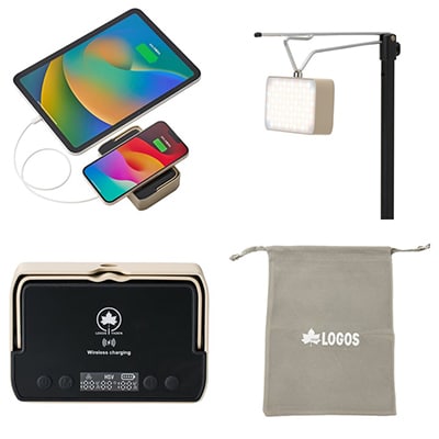 野電 パワーストックランタン1000・ボックスワイヤレス 防災やアウトドアで役立つ!74176051