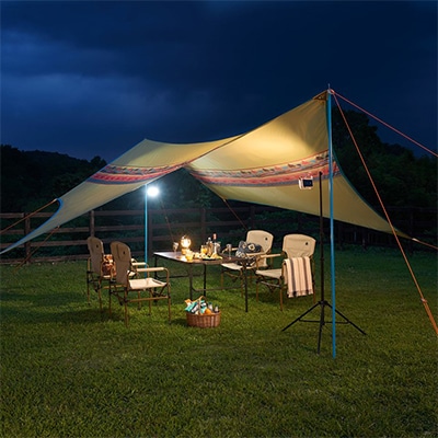 野電 パワーストックランタン1000・ボックスワイヤレス 防災やアウトドアで役立つ!74176051