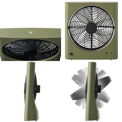 マルチ na どこでも扇風機(充電・AC・乾電池)アウトドアか活躍の冷却ファン!　81336703