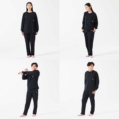 LBL リカバリープルオーバー XL ブラック 就寝時におすすめのリカバリーウエア　35306711