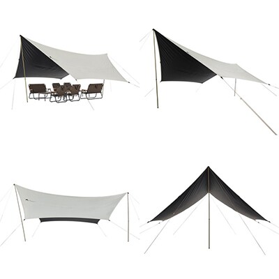 グランベーシック ソーラーヘキサタープ  XL キャンプやアウトドアで活躍!　71102002