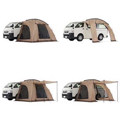 Tradcanvas ハイタイプカーサイドオーニング アウトドアや車中泊で活躍!　71202000