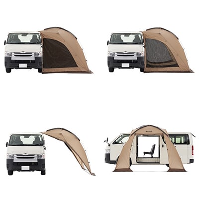 Tradcanvas ハイタイプカーサイドオーニング アウトドアや車中泊で活躍!　71202000