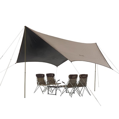 Tradcanvas ソーラーヘキサタープM キャンプやアウトドアに熱中症対策でも　71202001