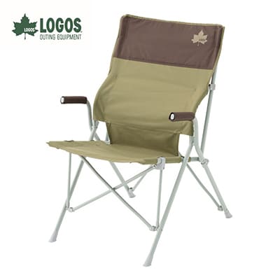 LOGOS Life バックホールドチェア(ブラウン)キャンプやアウトドアで活躍!　73173068