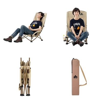 Tradcanvas ポータブルあぐらチェア キャンプやアウトドアで大活躍な椅子!　73173160