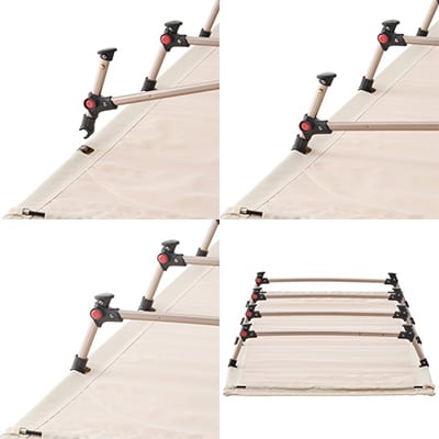 TC イージーアッセムプットベッド バイクにも乗せれる軽量アウトドアコット!　73178017