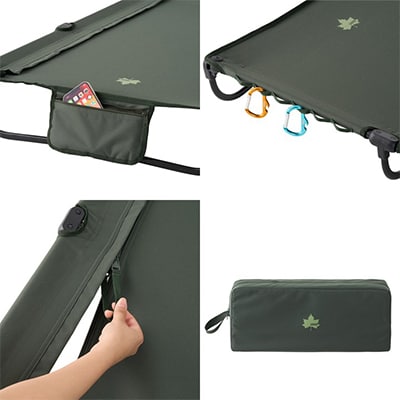 neos イージーセットコット アウトドアやキャンプの他に防災用品としても大活躍!　73178018