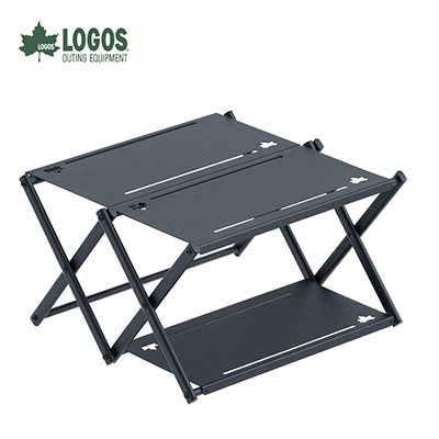 アイアンカスタムラックテーブル アウトドアやキャンプなどで大活躍のカスタムラック!　73591005