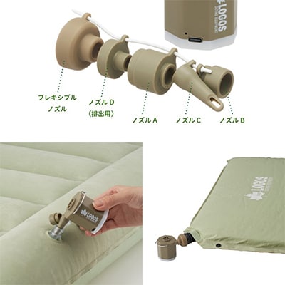 minimini電動ポンプ　テント内の掃除や火起こしなどアウトドアやキャンプで活躍　81336598