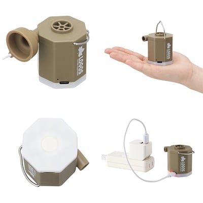 minimini電動ポンプ　テント内の掃除や火起こしなどアウトドアやキャンプで活躍　81336598