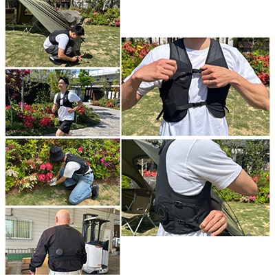 LOGOS ペルチェクールベスト 熱中症対策として屋外での活動に大活躍の冷却ベスト　81336711