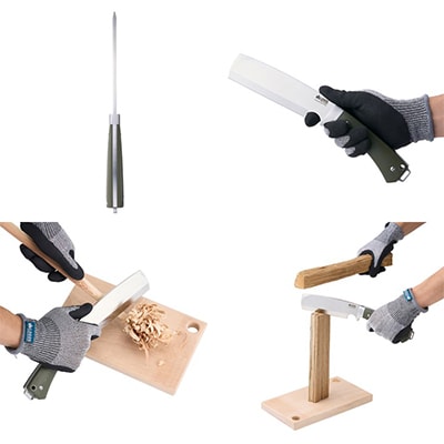 LOGOS ブッシュクラフト フルタング・ナタ 薪割やアウトドアでの調理でも活躍!　83005021