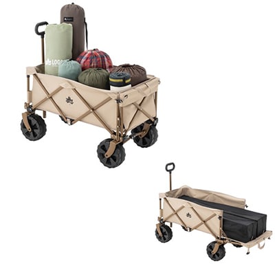 TC　丸洗い長いモノOKキャリーカート アウトドアやキャンプで大活躍のワゴン!　84720740