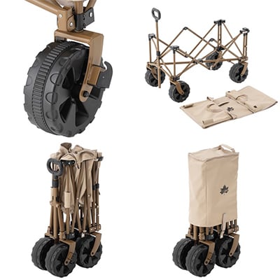 TC　丸洗い長いモノOKキャリーカート アウトドアやキャンプで大活躍のワゴン!　84720740