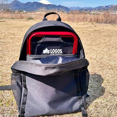 7075トレックチェア(背付・レッド)持ち運び楽々でアウトドアやキャンプで大活躍。　73160277