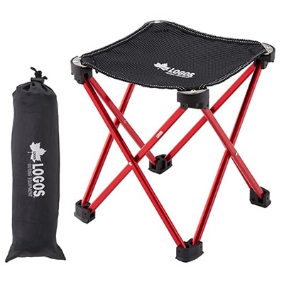 7075キュービックチェア(レッド)300gで超軽量!旅行やアウトドアで大活躍!　73175001