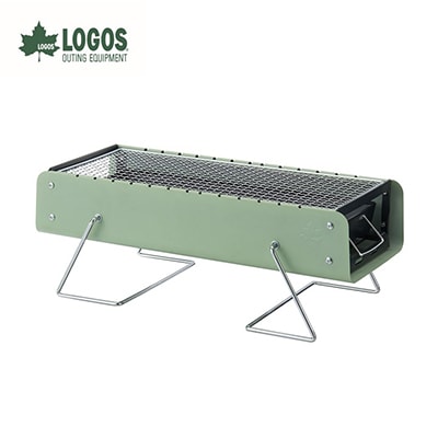 LOGOS 卓上炉端グリルM アウトドアやキャンプ、室内BBQでも大活躍のグリル。81060940